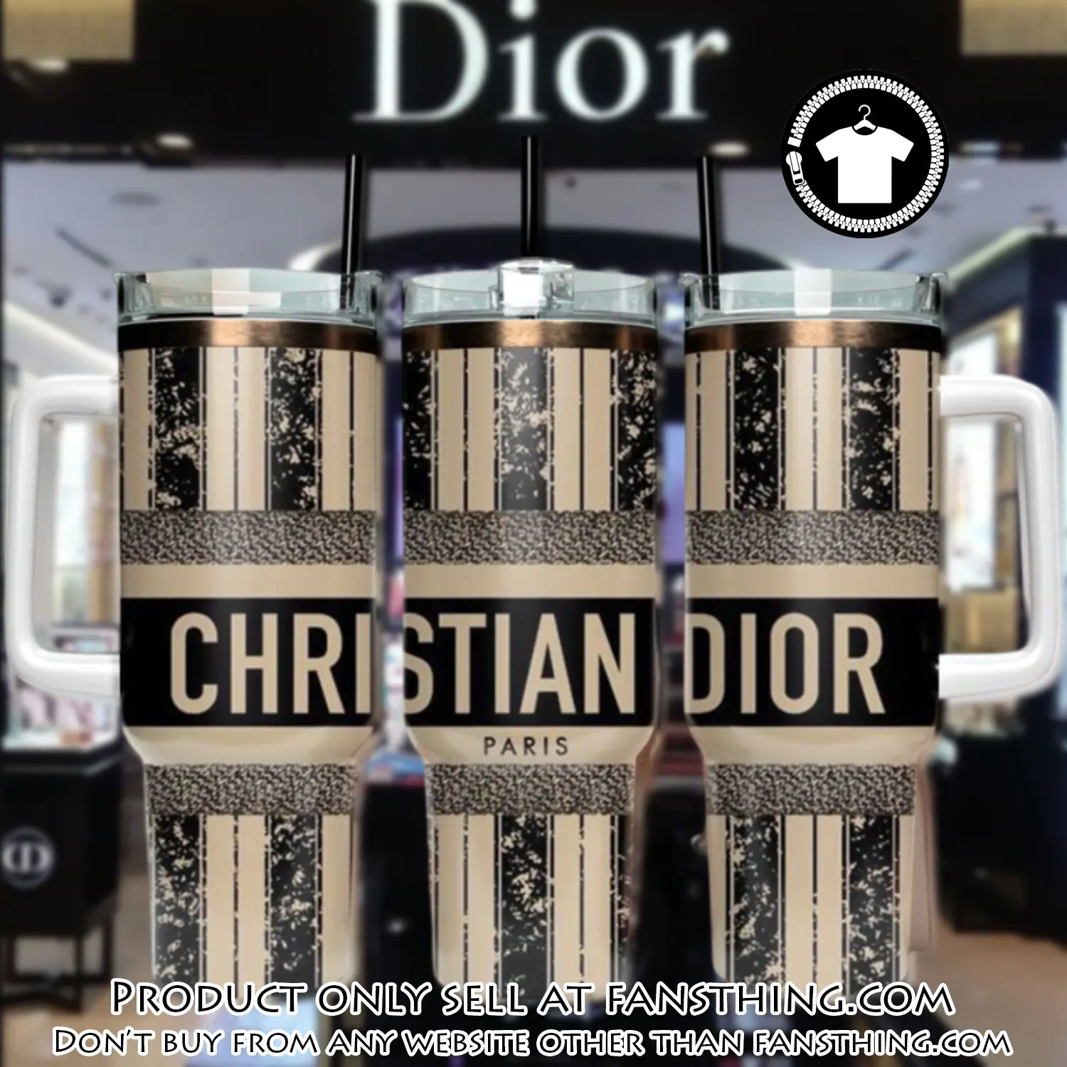 Dior logo 40oz stanley tumbler 40oz stanley tumbler fashion stanley tumbler ktb1119 fst0535972